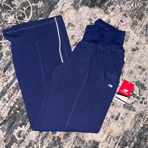 New Balance Navy Leggings with White Accents